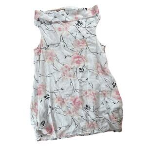 Luca Vanucci Made in Italy Women's Linen Dress with Pockets XL